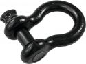 Diverse, SAFETEX Shackle 22mm black with Screwbolt