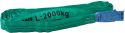 Diverse, SHZ Round Sling 3m, max. Load 2000KG according to EN 1492-2 SF7 green