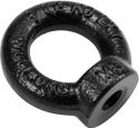 Diverse, SAFETEX Ring Nut M8 black galvanized DIN 582
