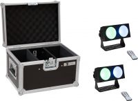 Eurolite Set 2x LED CBB-2 COB RGB Bar + Case