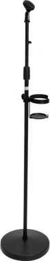Omnitronic Set microphone stand for disinfectant, black