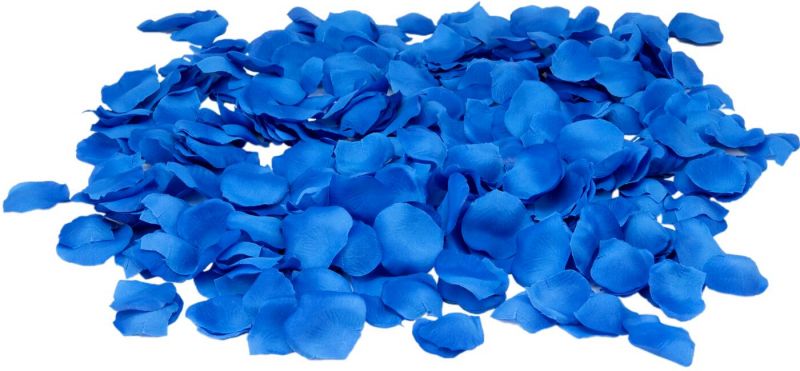 Europalms Rose Petals, artificial, blue, 500x