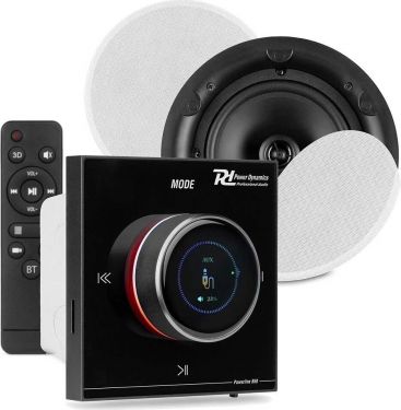 Powerline B50BSet In-Wall Audio Amplifier with 2 Ceiling Speakers