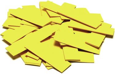 TCM FX Slowfall Confetti rectangular 55x18mm, yellow, 1kg