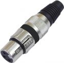 Omnitronic, Omnitronic XLR socket 3-pin bk 10x