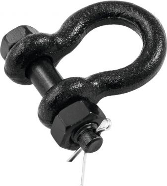 SAFETEX Shackle 10mm bk with Bolt, Mother, Splint