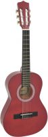 Dimavery AC-303 Classical Guitar 1/2, red