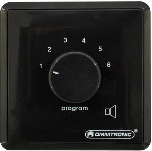 Omnitronic PA Program Selector mono bk