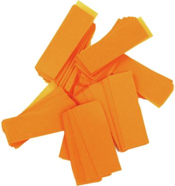 TCM FX Slowfall Confetti Rectangular 55x18mm, neon-orange, uv active, 1kg