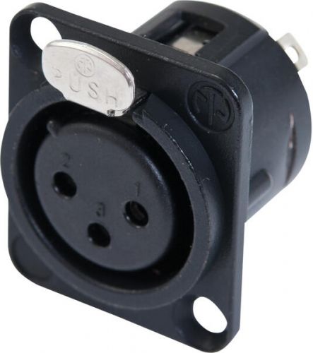 NEUTRIK XLR Mounting Socket 3-pin NC3FDL-1-BAG