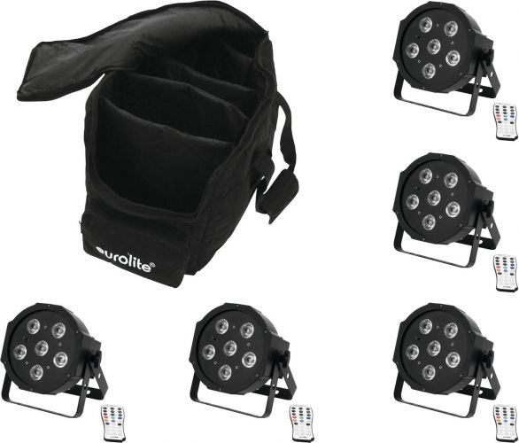 Eurolite Set 5x LED SLS-603 + Soft Bag