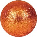 Europalms Deco Ball 3,5cm, copper, glitter 48x