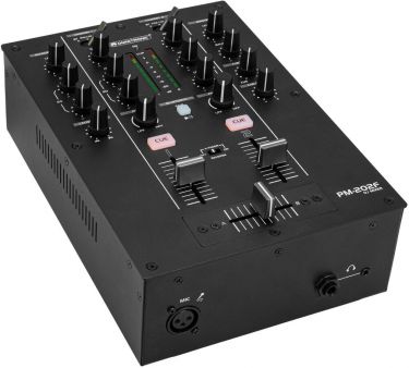 Omnitronic PM-202F 2-Channel DJ Mixer with Filter and Bluetooth