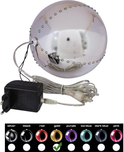 Europalms LED Snowball 15cm, gold