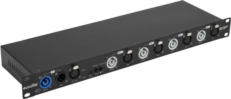 Eurolite DMX Power Splitter 4x4 3-pin XLR