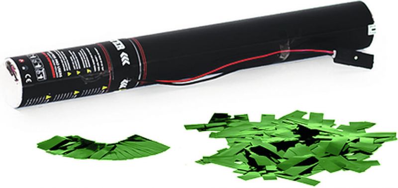 TCM FX Electric Confetti Cannon 50cm, green metallic