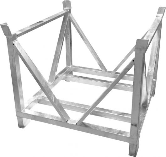 Alutruss Dolly for Steel Base Plates Square 80x80