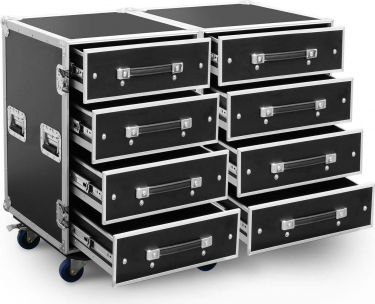 PD-FA4 8 Drawer Engineering Flightcase
