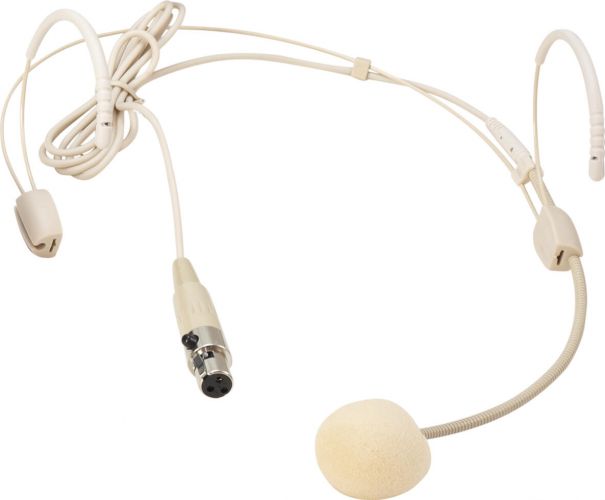 Omnitronic UHF-600 Headset Microphone, skin-colored