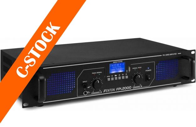 FPL2000 Digital Amplifier Blue LED + EQ "C-STOCK"