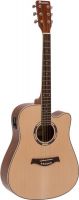 Dimavery JK-500 Western Guitar, cutaway, nature