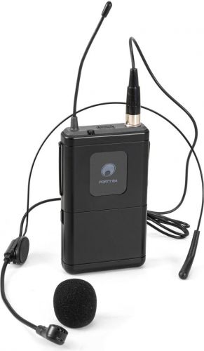 Omnitronic PORTY-8A Bodypack + Headset Microphone 863.1MHz