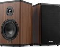 BS20 Active Bookshelf Speaker Set with Battery Dark Wood
