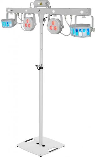 Eurolite Set LED KLS Laser Bar FX Light Set white + BPS-2 Loudspeaker Stand white