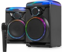 Track 2.0 Amplified Speaker Set with LED Black
