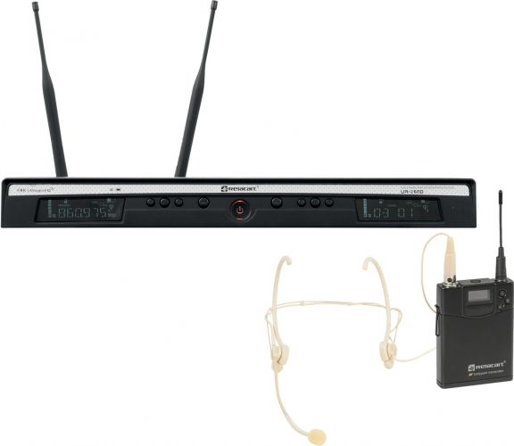 Relacart Set UR-260D Bodypack with HM-600S Headset