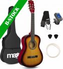 Musikinstrumenter, SoloArt Junior 3/4 Classic Guitar Pack Sunburst "B-STOCK"