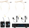 PD220B 2x 80-Channel UHF Wireless Microphone True Diversity System BP