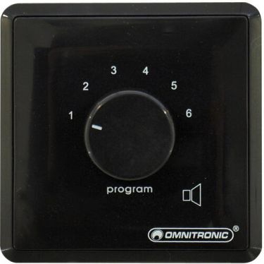 Omnitronic PA Program Selector mono bk