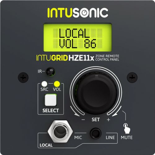 INTUSONIC HZE11+ Zone Remote Control Panel