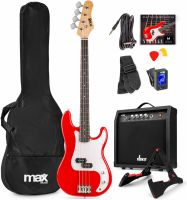 GigKit Bass Guitar Pack Red