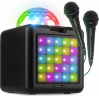 KAR15B Karaoke Speaker with 2 microphones Black
