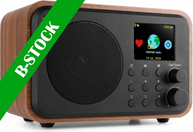 Vicenza WIFI Internet Radio with DAB+ and Battery Wood "B-STOCK"