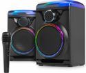 Hi-Fi & Surround, Track 2.0 Amplified Speaker Set with LED Black