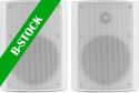 Høyttalere, BGO65 Speaker Set In/Outdoor 6.5" 150W White "B-STOCK"