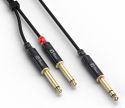 CX76-6 Cable 6.3 Stereo- 2x6.3 Mono 6.0m