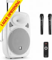 Verve46 Portable Sound System 15” White Edition