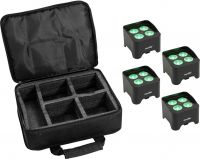 Eurolite Set 4x AKKU Mini UP-4 QCL Spot MK2 + Soft bag