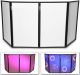 DB2 Foldable DJ Screen 120 x 70 White (4 Panels)