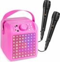 KAR50P Karaoke Speaker with LED Light Effect Pink KAR50P Karaoke Speaker with LED Light Effect Pink