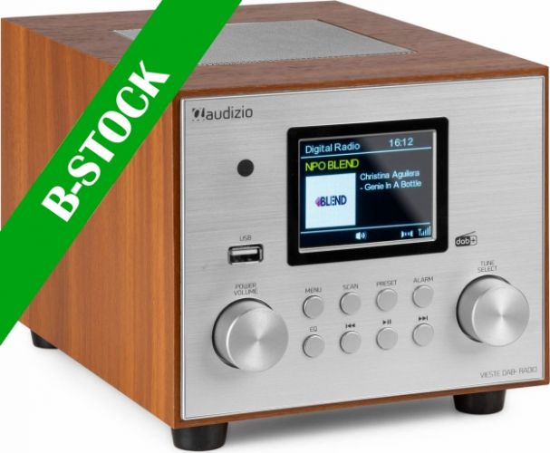 Vieste DAB+ Radio with Subwoofer Silver "B-STOCK"