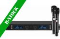 PD632H 2-channel Wireless Microphone UHF digital with 2 microphones "B-STOCK"