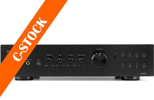 AD420B 4-Channel HiFi Amplifier Black "C-STOCK"