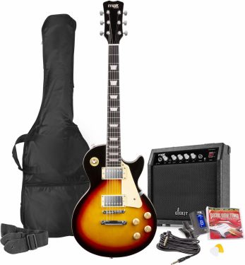 GigKit Elektrisk Guitar Pakke LP Stil Sunburst