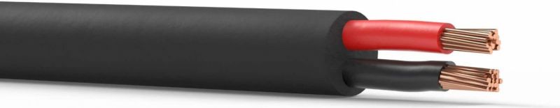 RX13 Speaker cable Round 2 x 1.5mm² black 305m