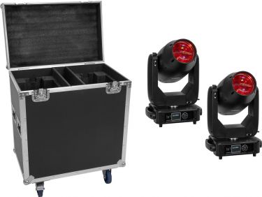 Eurolite Set 2x LED TMH-S400 CMY + Case with wheels
